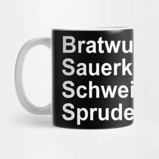 German Food Mug